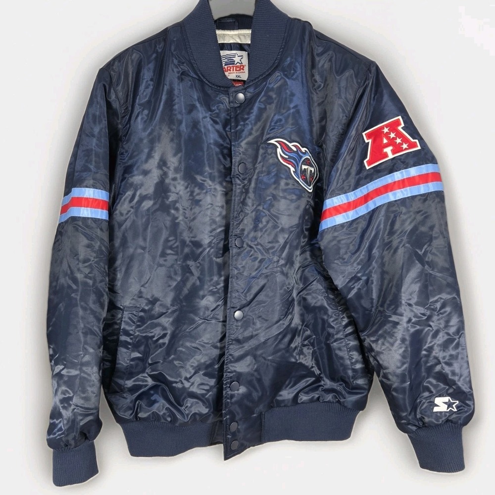 NWOT Tennessee Titans 2023 Starter Traditional Snap Down Jacket Mens XXL
